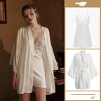 Ice Silk Satin Suspender Nightdress
