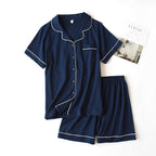 Cotton Short-Sleeve Pyjamas Set