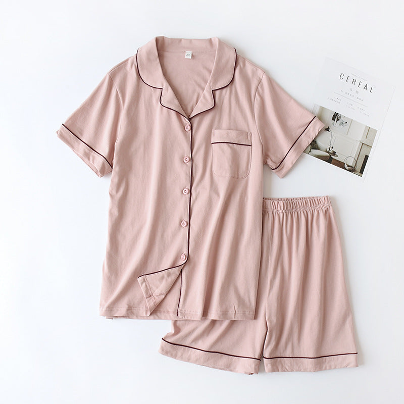 Cotton Short-Sleeve Pyjamas Set