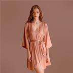 Ice Silk Nightdress Sling Backless Homewear Suit Women