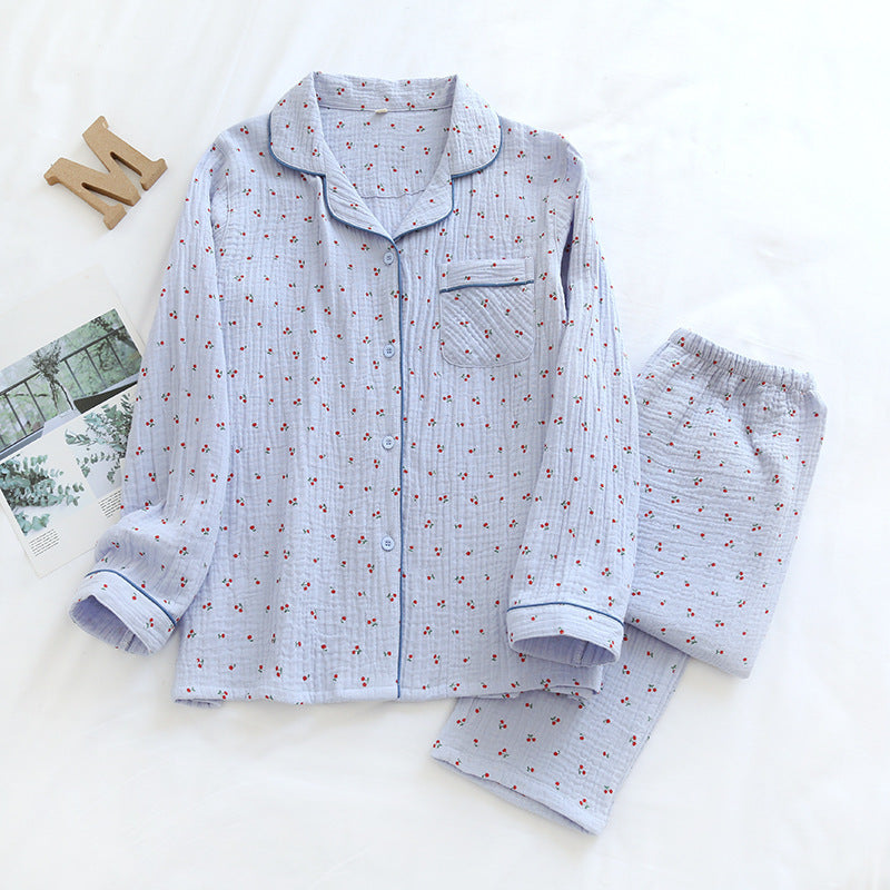 Cherry Cotton Pyjamas Set