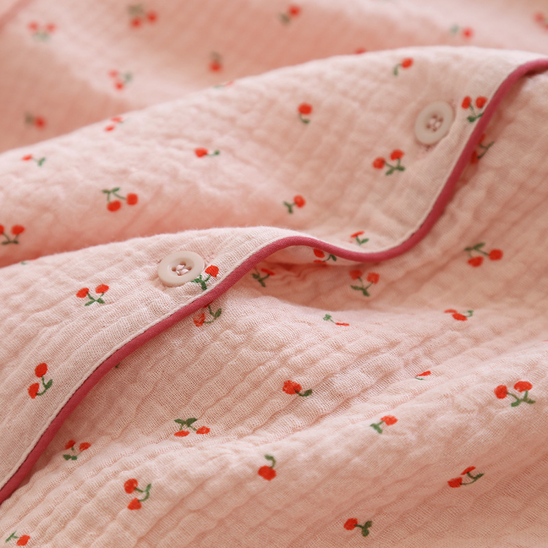 Cherry Cotton Pyjamas Set