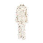 Heart Printing Women's Pajamas Two-piece Set
