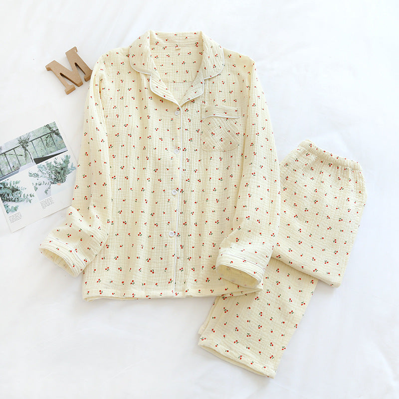 Cherry Cotton Pyjamas Set