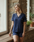 Cotton Short-Sleeve Pyjamas Set
